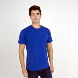 Базовая футболка мужская синяя 1